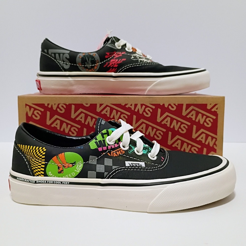 Vans Era Sf V66 Black Multi Unisex Skater Sneakers